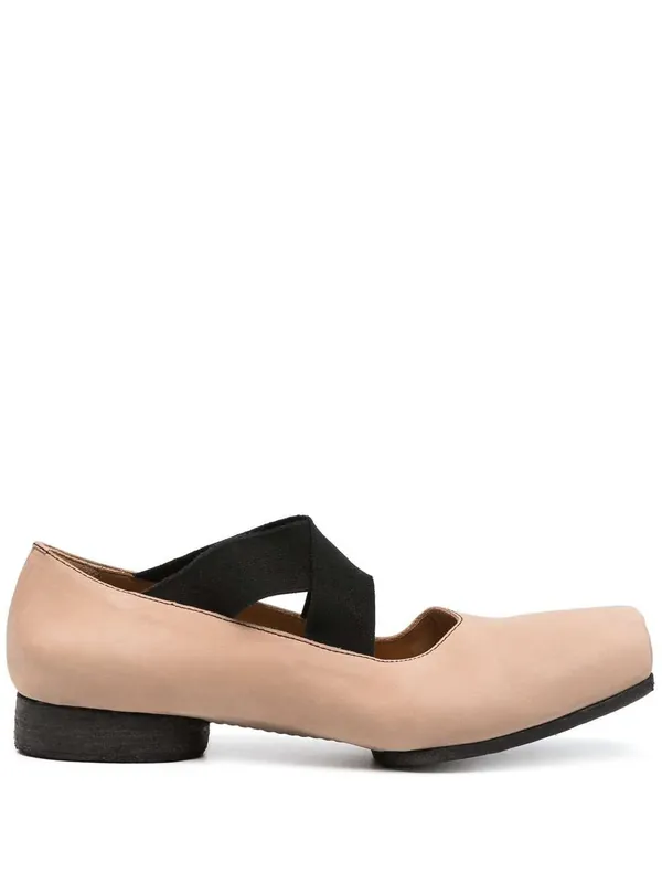 25mm Square Toe Ballet Flats - Uma Wang