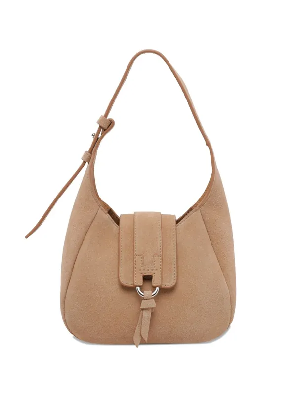 Mini Leather Hobo Bag - Hogan