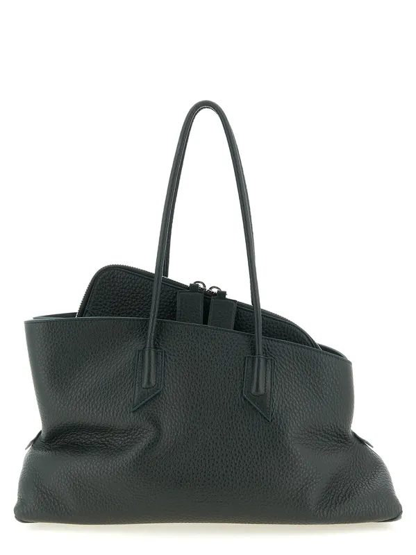 La Passeggiata Medium Shoulder Bags Green - The Attico