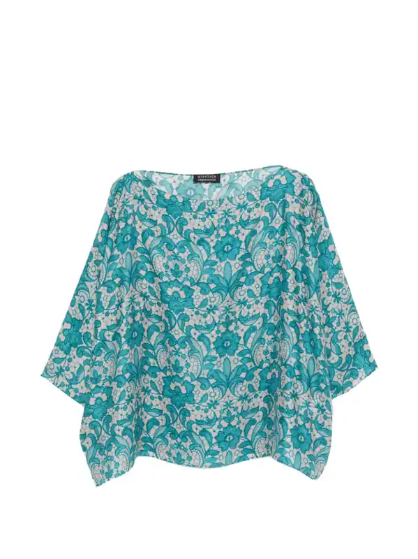 Laura Printed Silk Blouse - Gianluca Capannolo