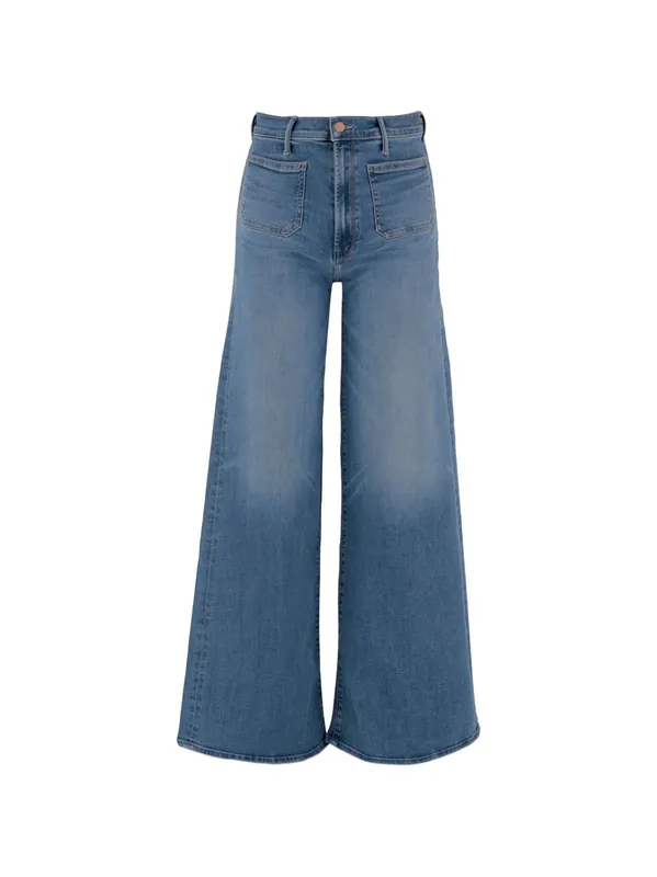Flared Leg Denim Jeans - Mother