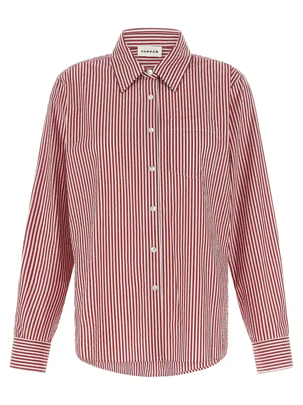 Cashine Shirt And Blouse Red - P.A.R.O.S.H.
