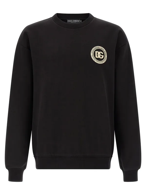 Dg Sweatshirt Black - Dolce & Gabbana
