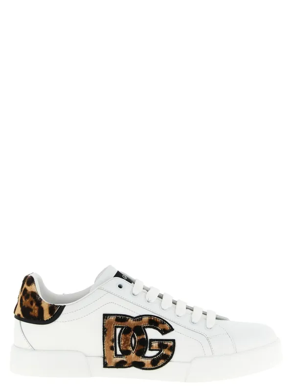 Portofino Light Strobel Sneakers Brown - Dolce & Gabbana