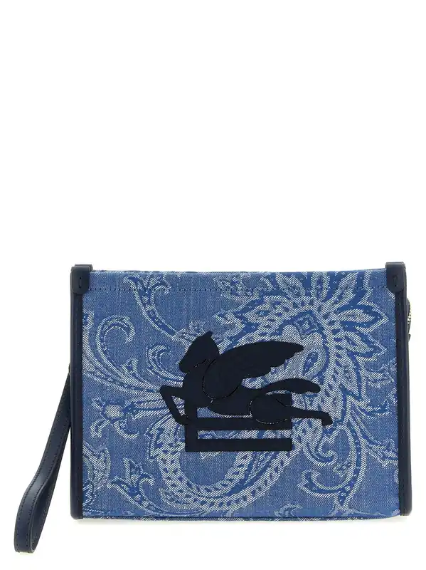 Paisley Clutch Light Blue - Etro