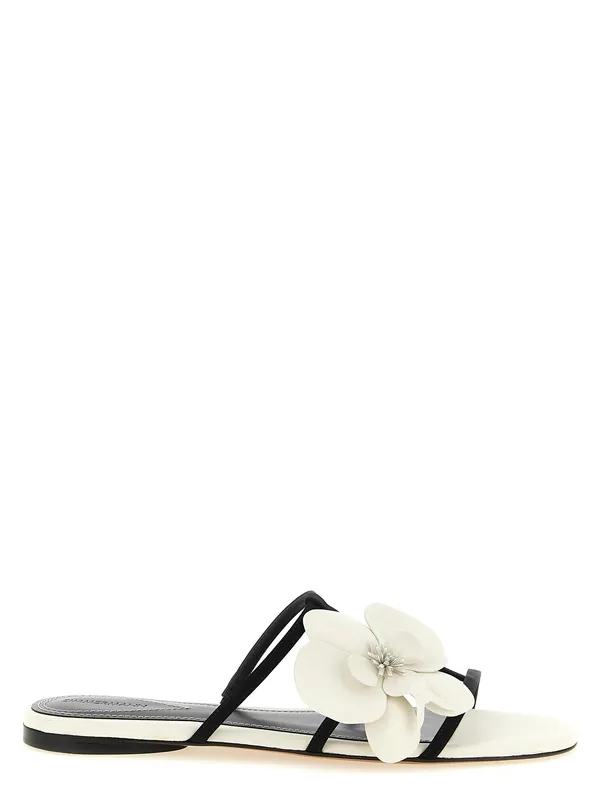 Orchid Sandals White/Black - Zimmermann
