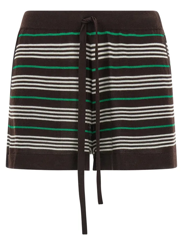 Listripes Bermuda And Short Brown - P.A.R.O.S.H.