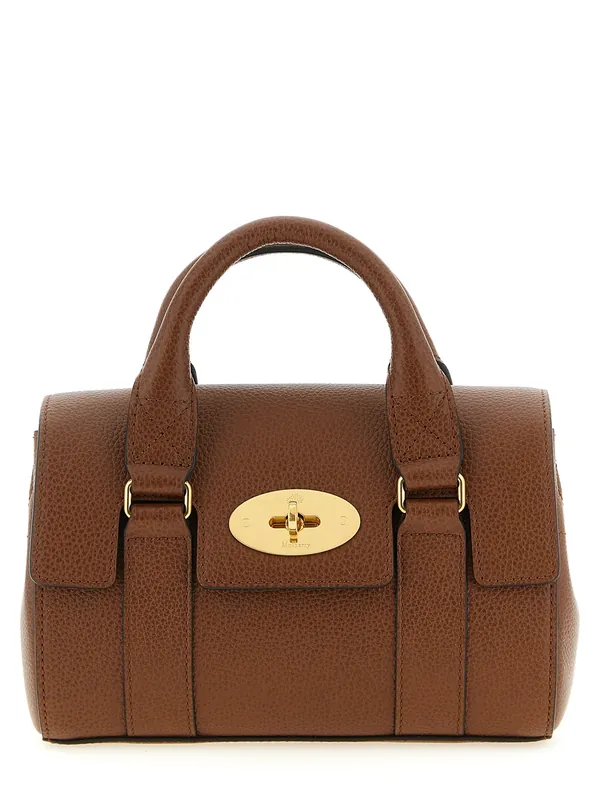 Mini Heritage Bayswater Hand Bags Brown - Mulberry