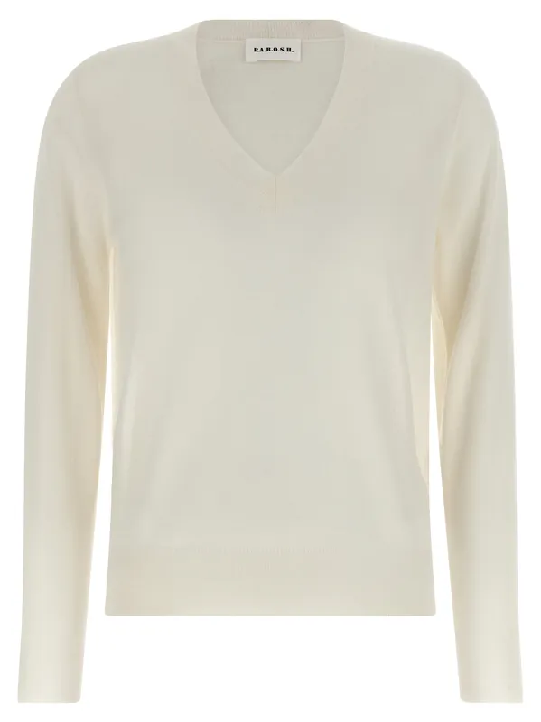Linfa26 Sweaters And Cardigans White - P.A.R.O.S.H.