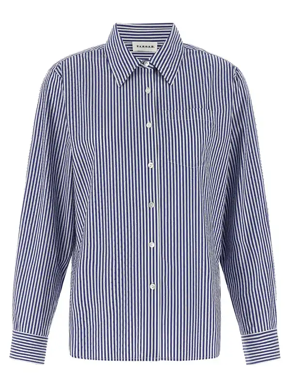 Cashine Shirt And Blouse Blue - P.A.R.O.S.H.