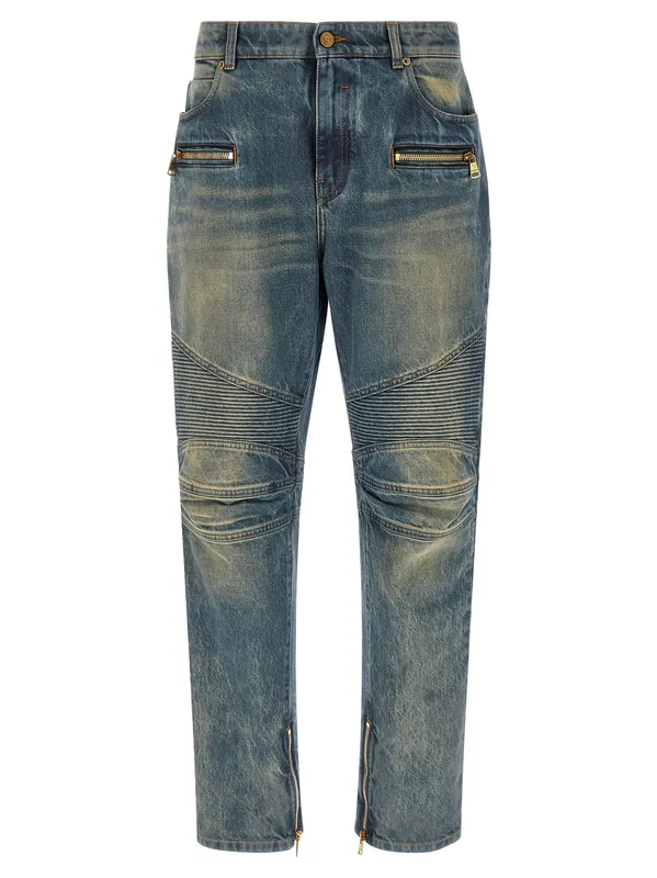 Biker Jeans Blue - Balmain