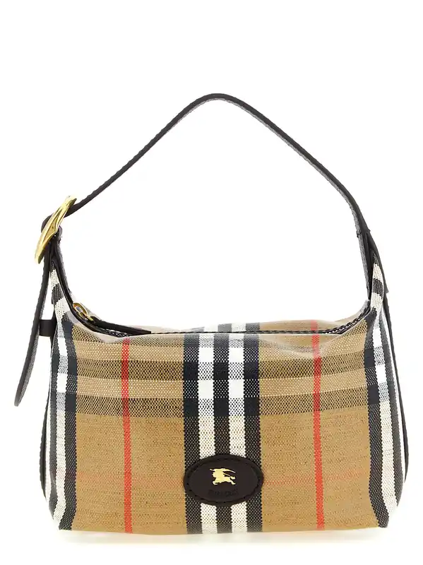 Highlands Duffle Hand Bags Beige - Burberry