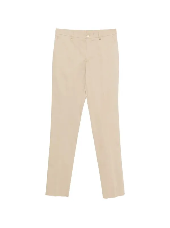 Roma Cotton Straight-Leg Trousers