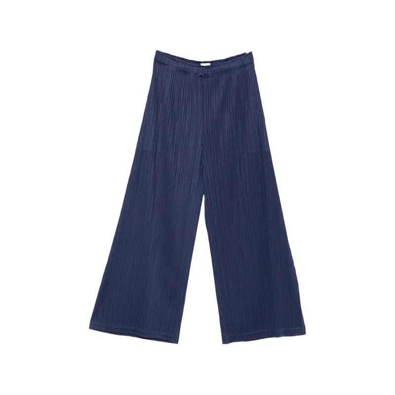 Pleats Please Pants Blue - Pleats Please Issey Miyake
