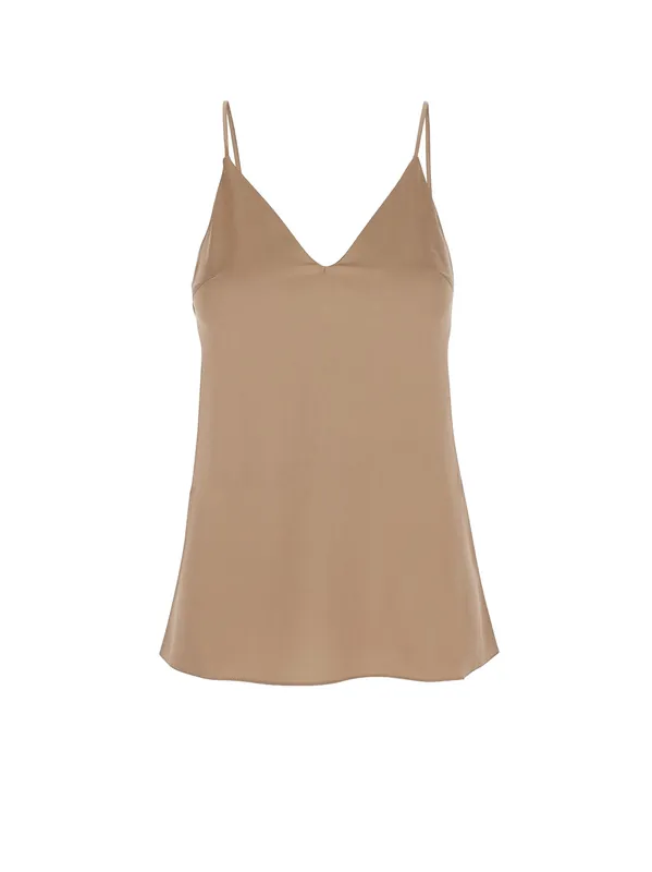 Stretch Silk Top - Brunello Cucinelli