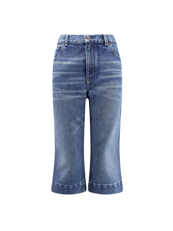 Blue Denim Capri Jeans - Chloé