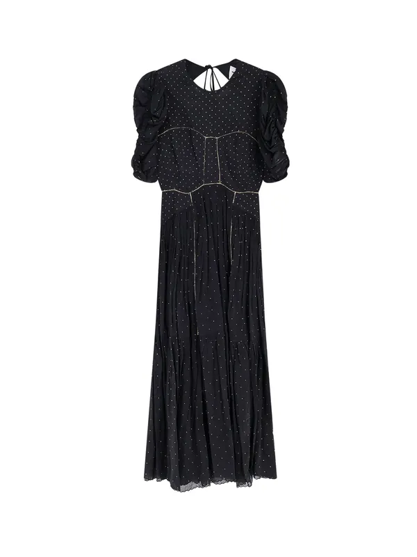 Sichene Polka-Dots Dress