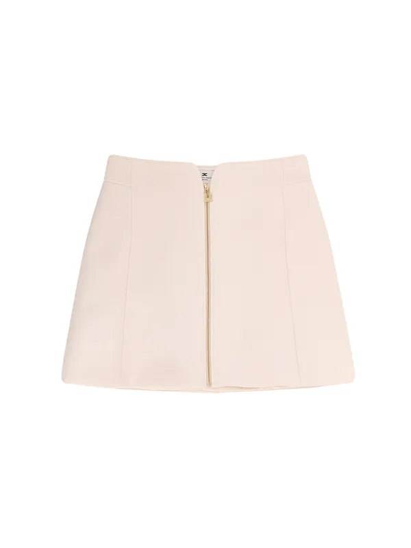 Daily Mini Skirt With Zip - Elisabetta Franchi