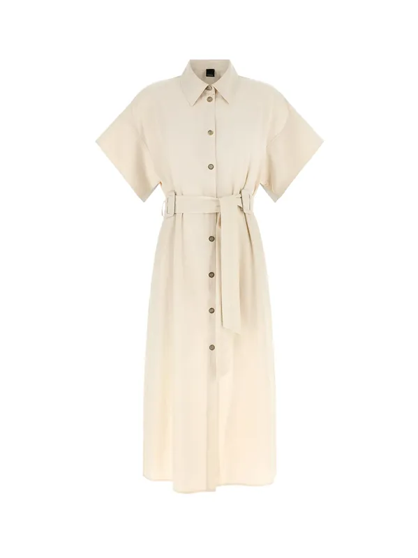 Alesha Chemisier Cotton Dress - Pinko