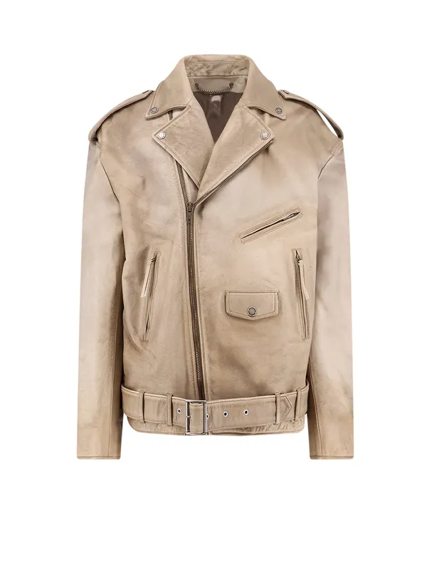 Phoebe Over Leather Jacket - Golden Goose