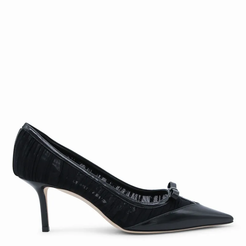 With Heel Black/Black - Jimmy Choo