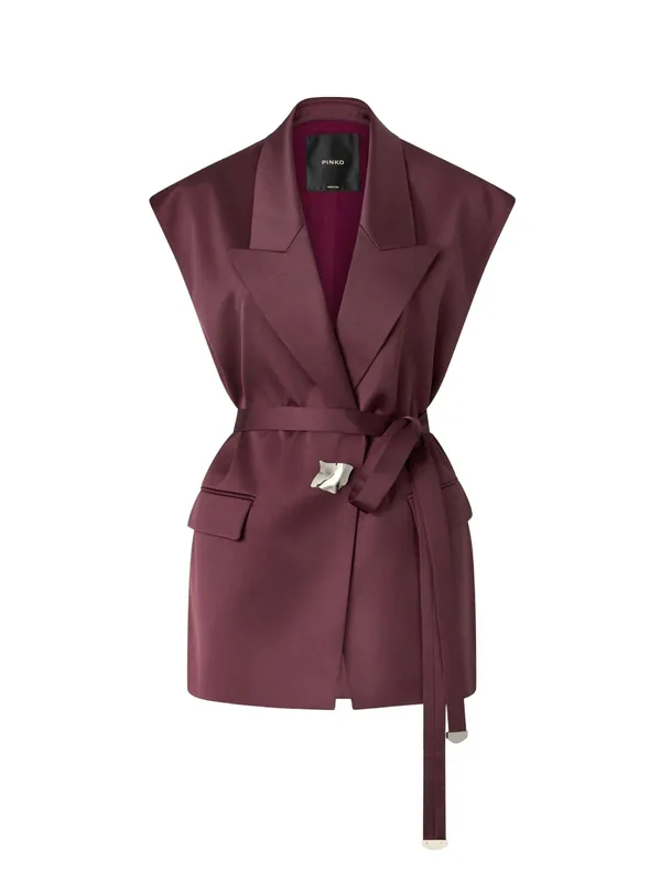 Melanzana Satin Blazer - Pinko