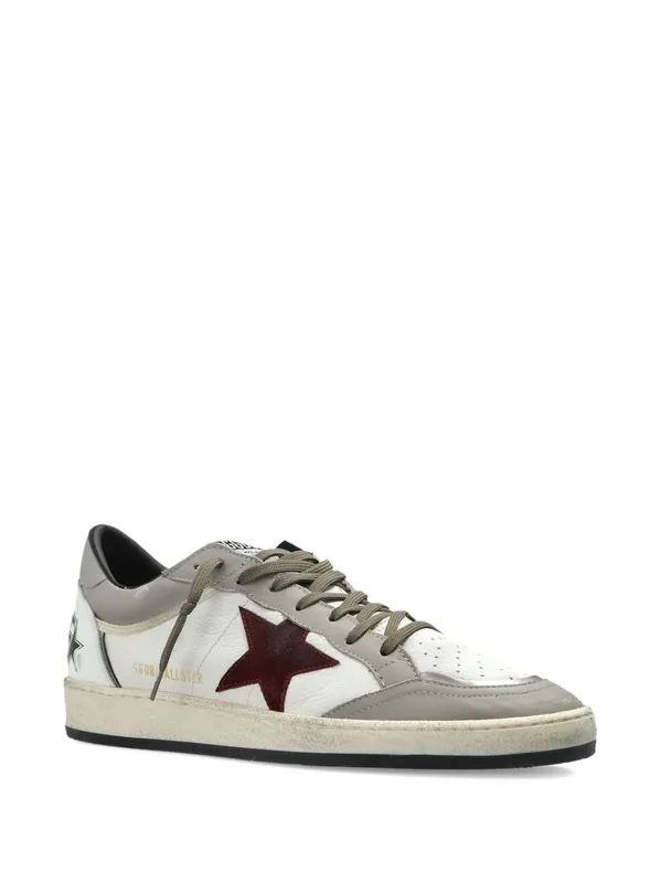 Ball Star Leather Sneakers - Golden Goose