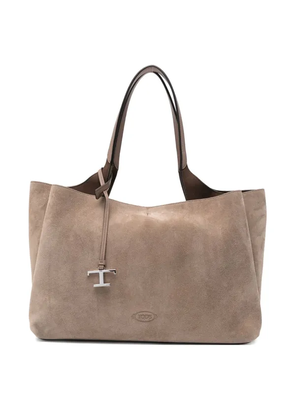 Medium Leather Tote Bag - Tod's