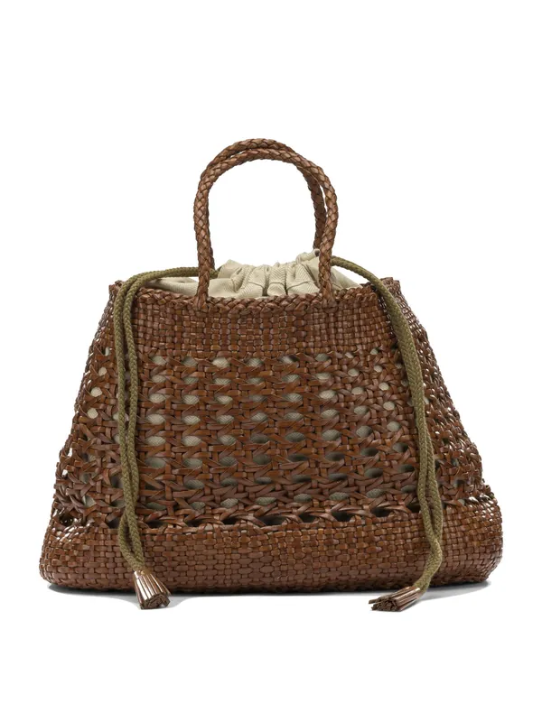 Santa Cano Handbags Brown - Dragon Diffusion