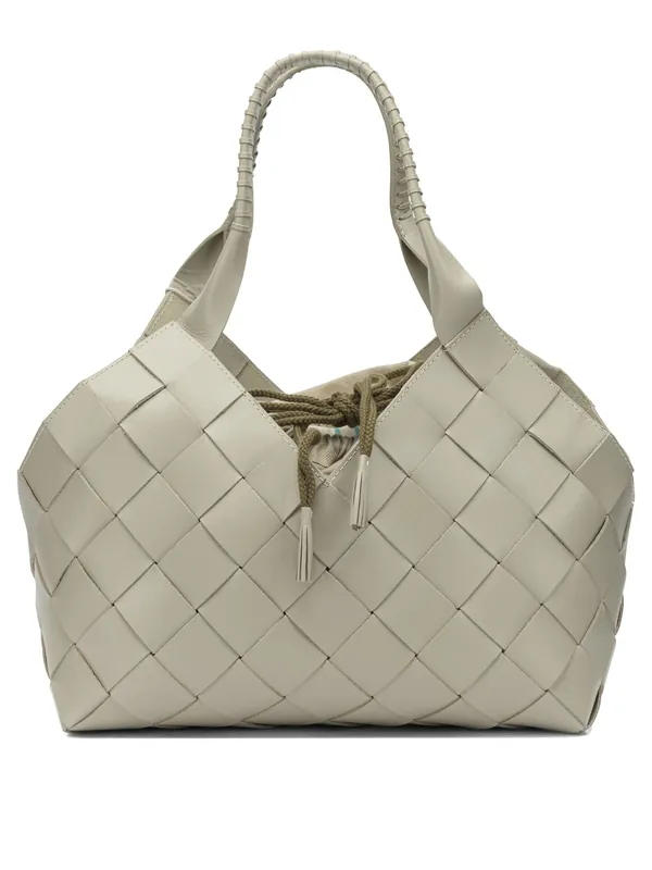 Castello Shoulder Bags Beige - Dragon Diffusion