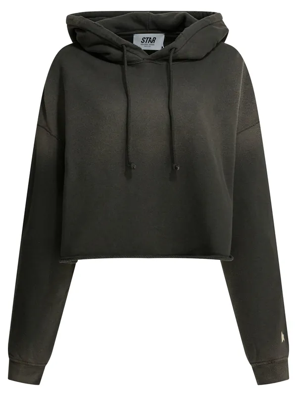 Star/W Sweatshirts Grey - Golden Goose