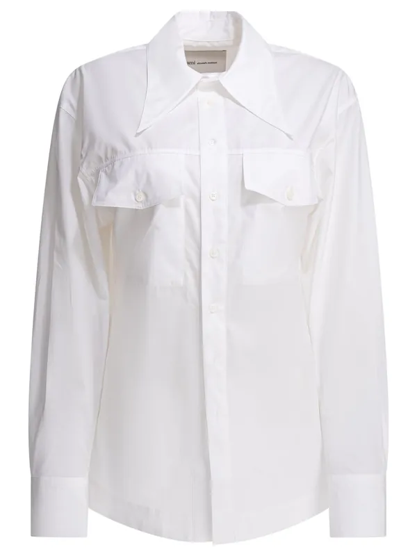 Casual Shirt Shirts White - Ami Paris