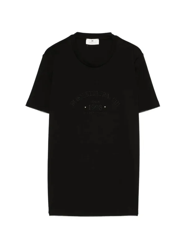 Logo Embroidery Cotton T-Shirt
