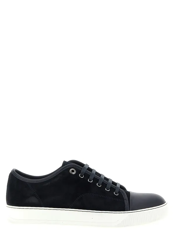Suede Sneakers Blue - Lanvin