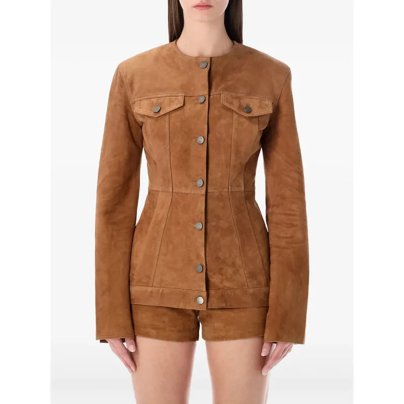 Leather Outerwears Brown - Haikure
