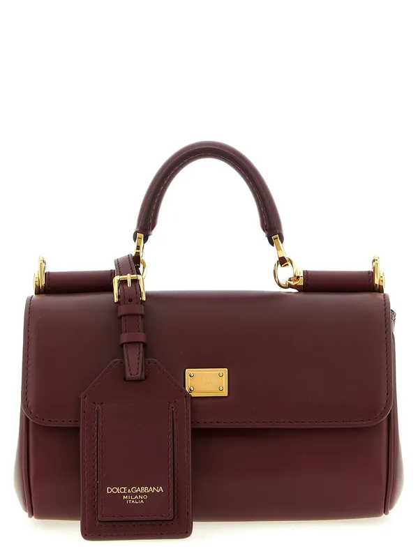 My Sicily Hand Bags Bordeaux - Dolce & Gabbana