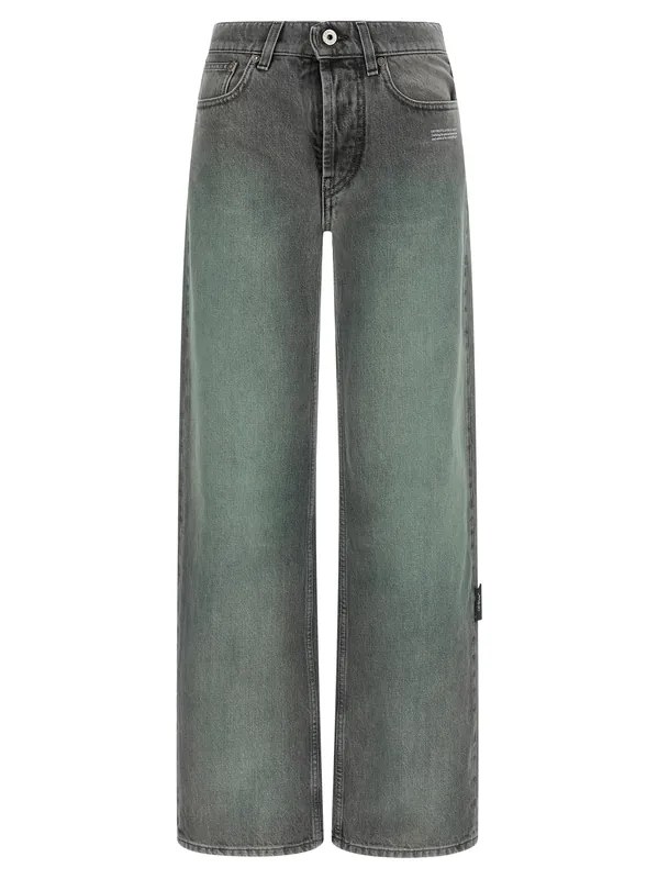 Spray Susy Jeans Gray - Off-White