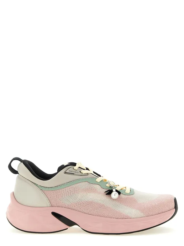 Diamond Run Sneakers Pink - Jimmy Choo