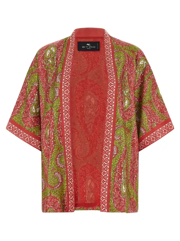 Kesa Paisley Foliage Sweaters And Cardigans Multicolor - Etro