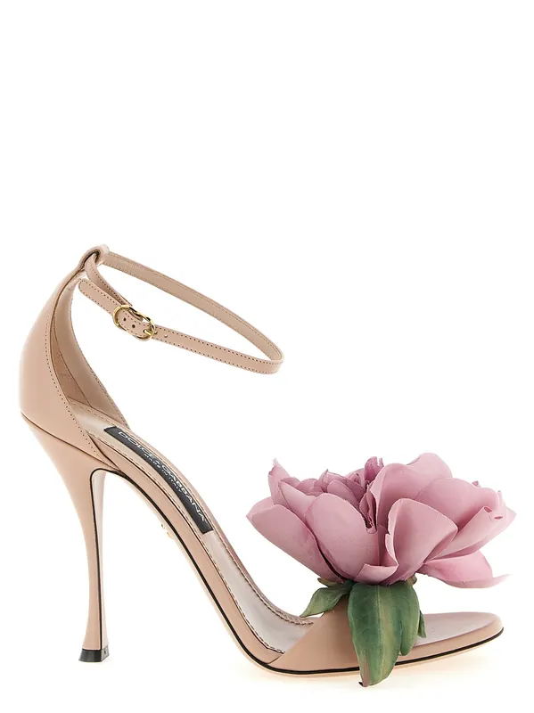 Bouquet Sandals Pink - Dolce & Gabbana