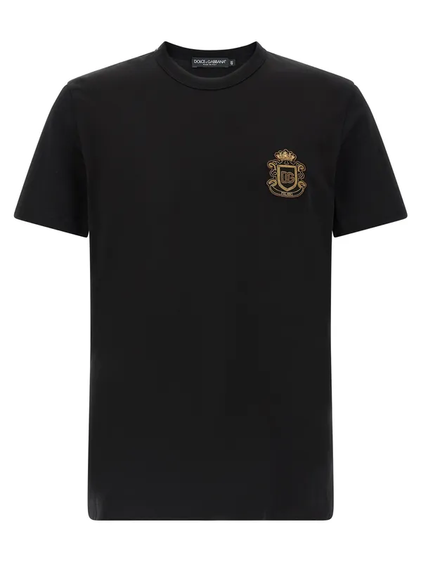 Heraldic Patch T-Shirt Black