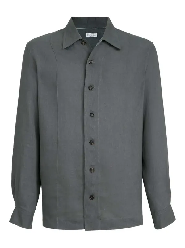 Spread Collar Shirt - Brunello Cucinelli