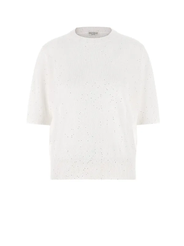 Linen And Cotton Sweater - Brunello Cucinelli