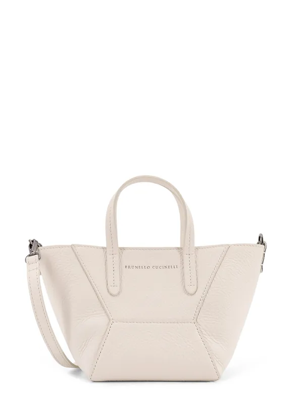 Bc Duo Leather Crossbody Bag - Brunello Cucinelli