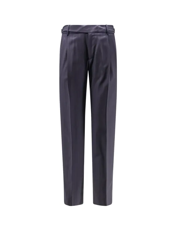 Virgin Wool Trousers With Pinces - Dolce & Gabbana