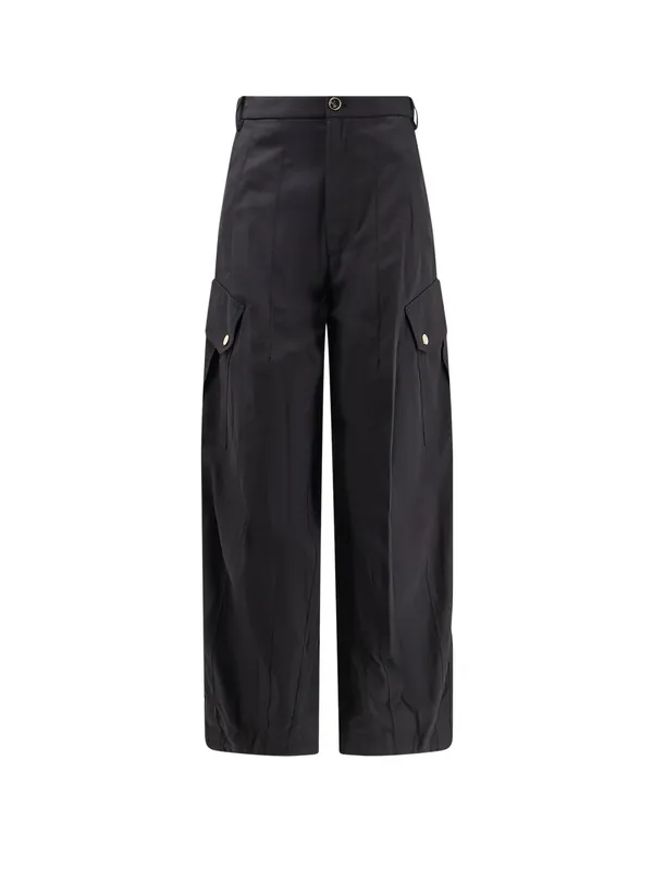 Rosalin Cotton Trousers - Pinko
