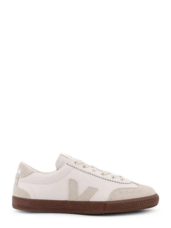 Volley Leather Sneakers With Logo On The Side - Veja