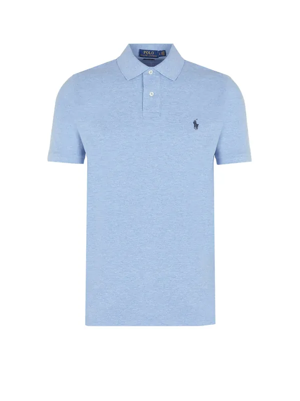 Cotton Polo Shirt With Embroidered Logo On The Front - Polo Ralph Lauren