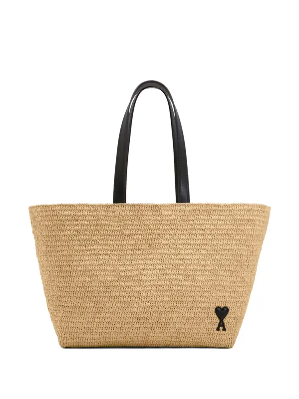 Rafia Tote Bag - Ami Paris