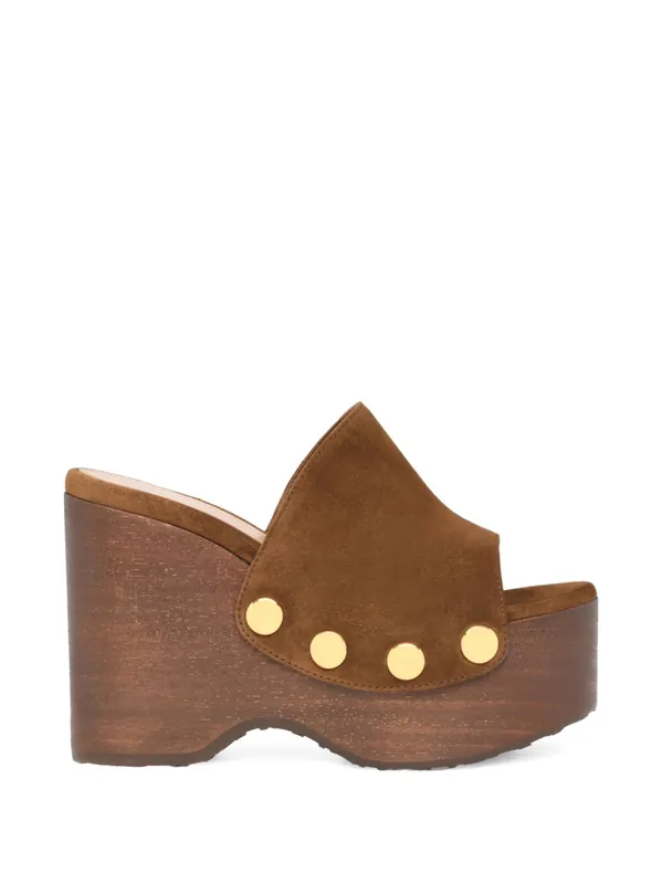 Suede Leather Wedge Sandals - Gianvito Rossi